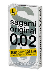 日本SAGAMI相模原創至尊超薄 002保險套(加大尺寸-L)