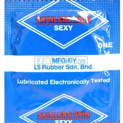 SKINLESS SKIN 螺紋型保險套(12入盒裝)