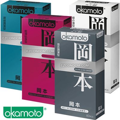  Okamoto 岡本 skinless 保險套組合 四盒共40枚