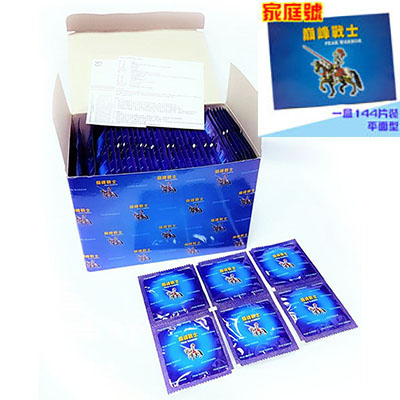 巔峰戰士保險套 平面型  家庭號144片裝